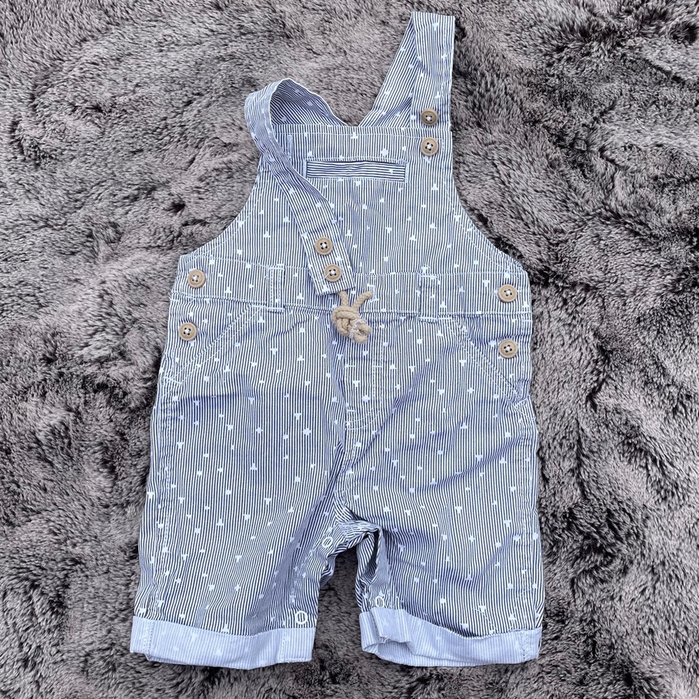 First impressions baby overalls